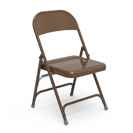Virco 167 Series Folding Chair with Plastic Caps - El Dorado Bronze 167